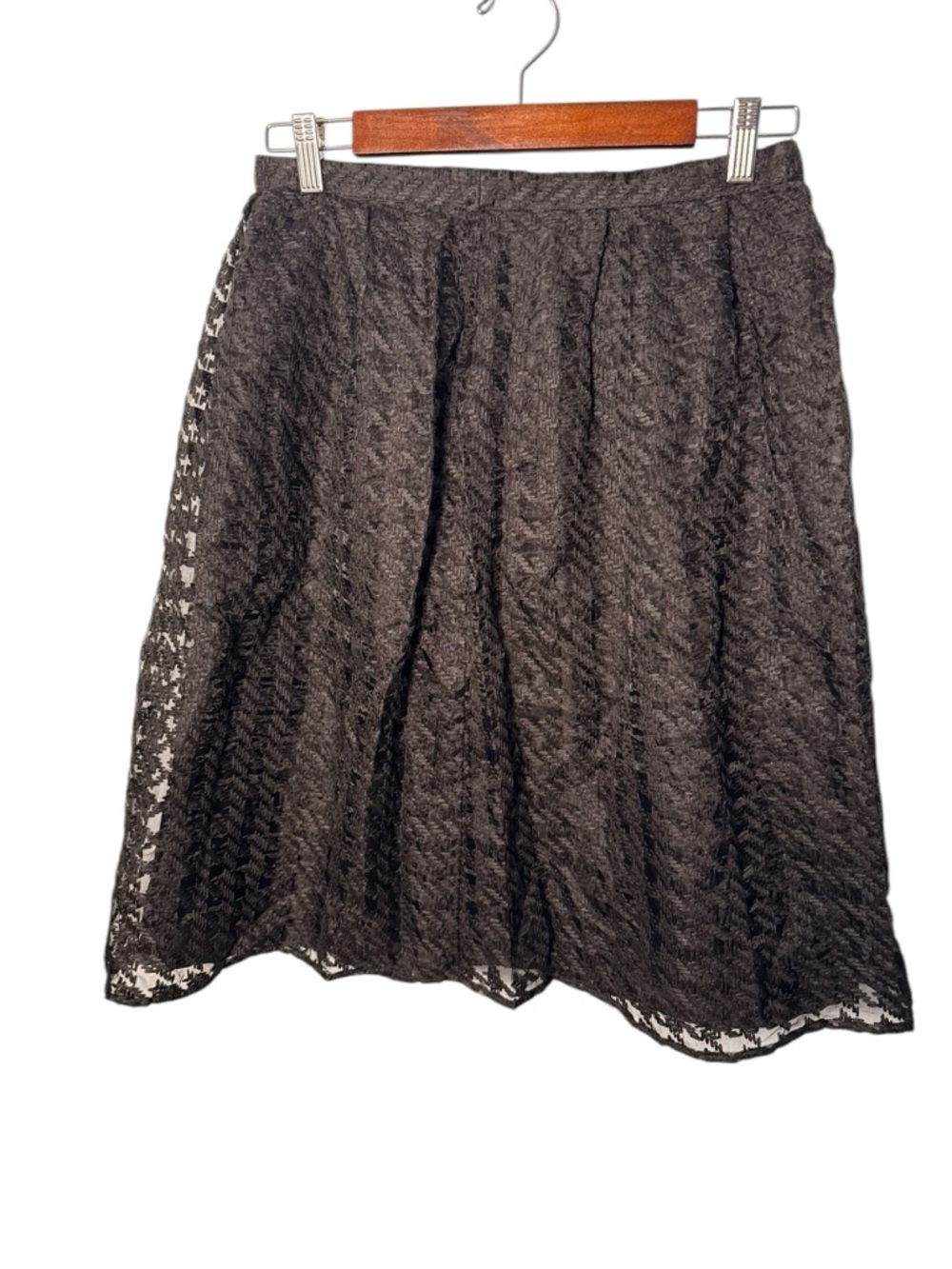 Mademoiselle R | Black Lace Overlay Skirt | Sz 8 — image 2 of 8